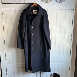 HANSEN GARMENTS long wool men’s coat.